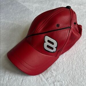 Vintage Wilson’s Leather Chase Dale Earnhardt Jr NASCAR Embroidered Ball Cap Hat